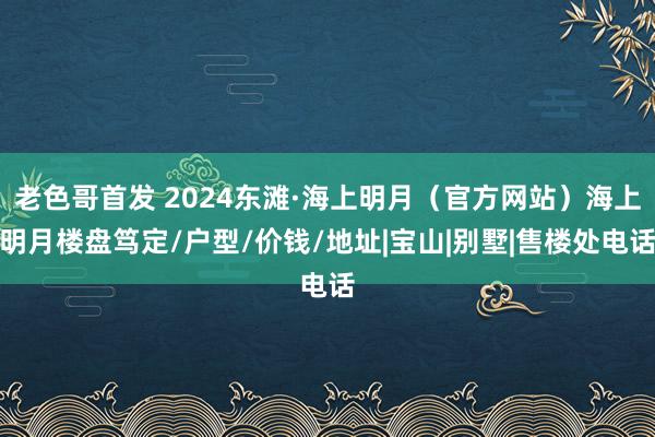 老色哥首发 2024东滩·海上明月（官方网站）海上明月楼盘笃定/户型/价钱/地址|宝山|别墅|售楼处电话